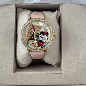 Disney Elegant Paris Black and Blue Watch